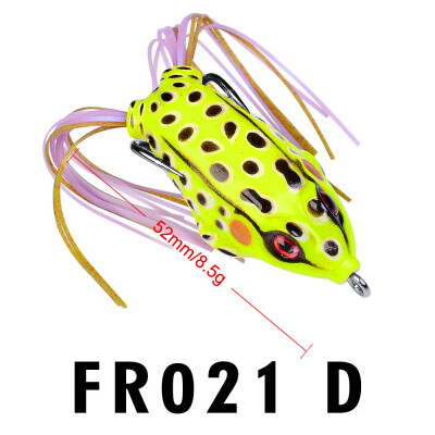 

VISSEN 52cm 85g Pencil Frog Soft Fishing Lure Plastic Fake Bait Double Hide Hook Wobbler Mini Freshwater Sea Baits