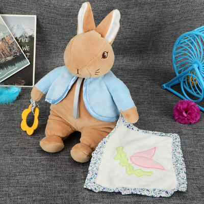 

Greensen Baby Cartoon Animal Doll Pacify Towel Stroller Kids Bed Crib Plush Toy Help To Sleep