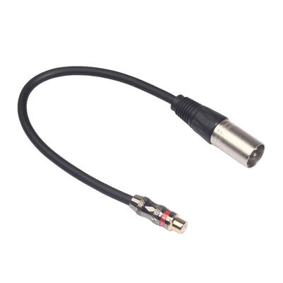 

30cm 3Pin XLR Male to RCA Female Socket Mic Cable Mixer Audio Adapter Cable
