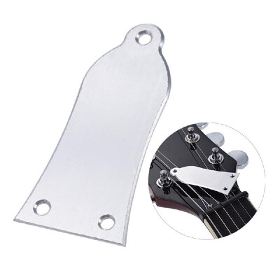 

3 Holes Aluminum Alloy Truss Rod Cover Bell-shape for Les Paul & SQ Electric Guitar Replacement Part