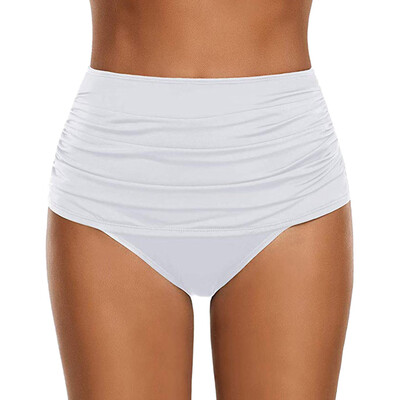 

Roseonmyhand Womens High Waisted Swim Bottom Ruched Bikini Tankini Swimsuit Briefs