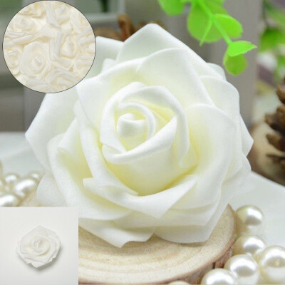 

Vogue 50-100Pcs Foam Fake Roses Artificial Flower Wedding Bride Bouquet Party Decor