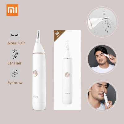 

XIAOMI SOOCAS Nose Hair Trimmer N1 Eyebrow Sharp Blade Body Wash Portable Minimalist Design Safe Cleaner Trim Personal Daily Use