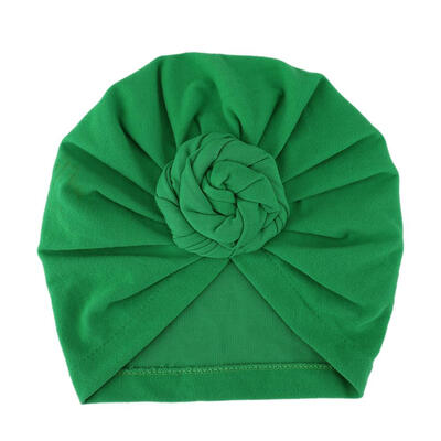 

Newborn Kids Baby Hats Turbans Caps Lovely Children Headwear Wrinkle Hat