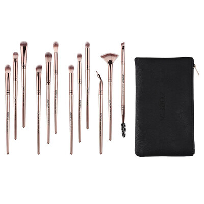 

12Pcs Wooden Handle Makeup Set Brushes Powder Makeup Brush Foundation Cosmetic Tools