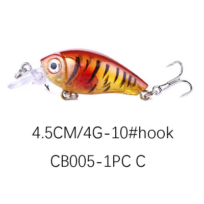 

Crank Lures Fishing lure 45cm 4G Bait Minnow Fishing Lures 3D Eyes Wobblers Crankbait