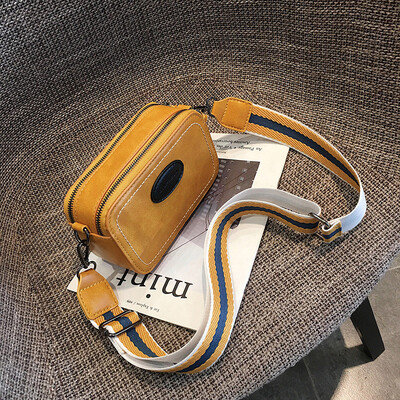 

New womens bag new style new style Korean-style Korean broadband mini-square fairy all-in-one one-shoulder single-shoul