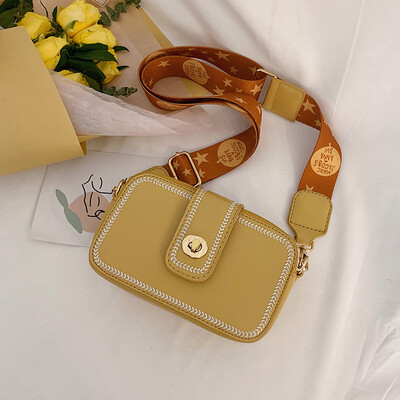 

Summer new bag handbags new 2019 summer small fresh broadband wild shoulder slung fashion small square bag