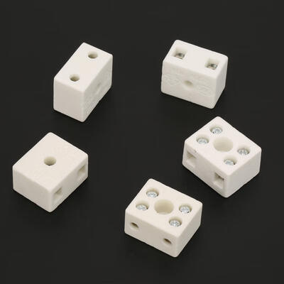

Greensen 5Pcs High Quality Wire Connector 2 Position 5 Hole Ceramic Wiring Terminal Block