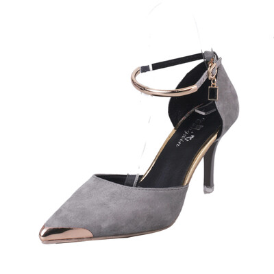 

Women Pointed Toe Buckle Strap High Heels Sexy Style Shoes Wedding Shoes
