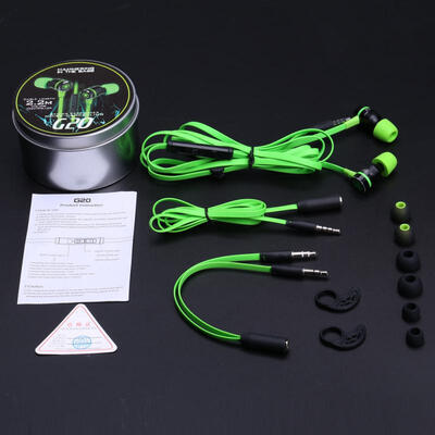 

PLEXTONE G20 Wired In-Ear Earphones Earbuds With Mic Magnetic Adsorption Headset With Extension Cable Adapter Cable