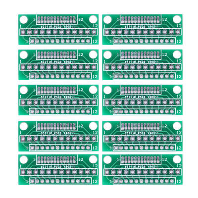 

10pcs 127mm 20mm 254mm 12 Pin 36 Holes Adapter Board for Wireless Module
