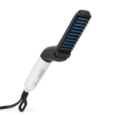 

Men Multi-functional Hair Comb Curling Iron Flatten Straighten Hair Curler