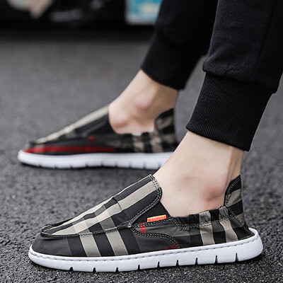 

Summer mens shoes Korean mens shoes deodorant casual lazy one pedal old Beijing cloth shoes tide shoes