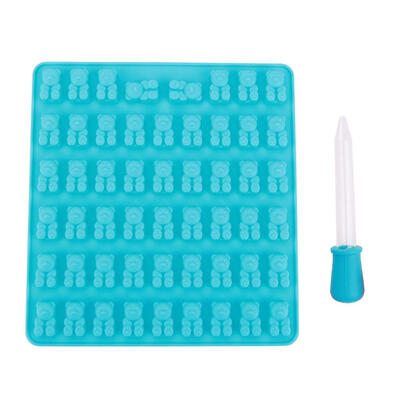 

53 Holes Bears Candy Chocolate Mold Silicone Ice Cube Tray Baking Tools