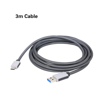 

High Speed USB31 Weave Fishing Net Charging Cable Data Transfer Cables Type-C to USB30 Indicates Charging Line for Le-shi Phones