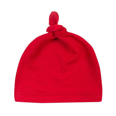 

0-24M Newborn Baby Boys Girls Warm Hat Kids Solid Color Beanies Knotted Cap