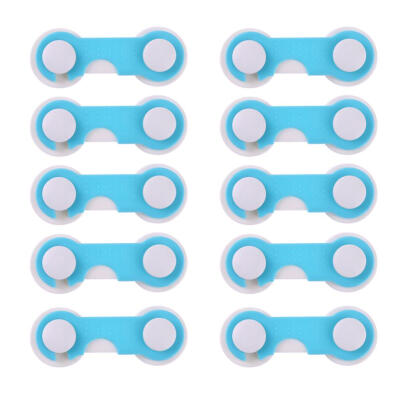 

10 or 20pcs Set Door Drawers Wardrobe Todder Baby Safety Plastic Lock Blue