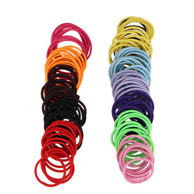 

〖Follure〗100pcs Women Elastic Hair Ties Band Ropes Ring Ponytail Holder Accessories