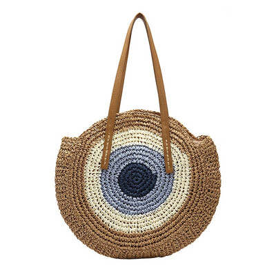

Tailored New Straw Woven Temperament Woman bag Casual Style Shoulder Bag Shopping Bag