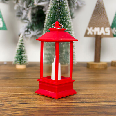 

〖Follure〗Christmas Decorations Transparent Christmas Portable Lights Candle Holders