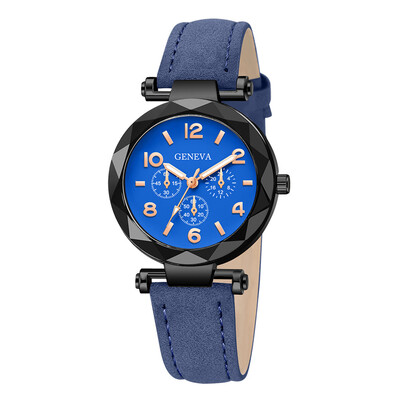 

RM Geneva Fashion Womens Watch Roman Numerals Leather Analog Quartz Wrist Watches
