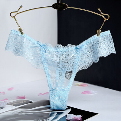 

New Lace Tranparent Thong Underwear Female Thongs Hollow Out Briefs For Women Sexy Panties Women G-String Ladies Briefs