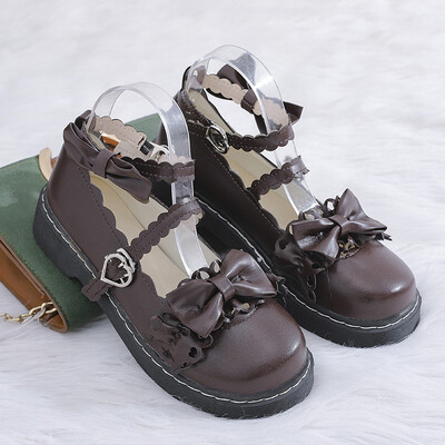 

Meruru Original Lolita Shoe Fruit Bubble Sweetheart Round Head Student Single Shoe Lolita jk Uniform Little Shoe Woman