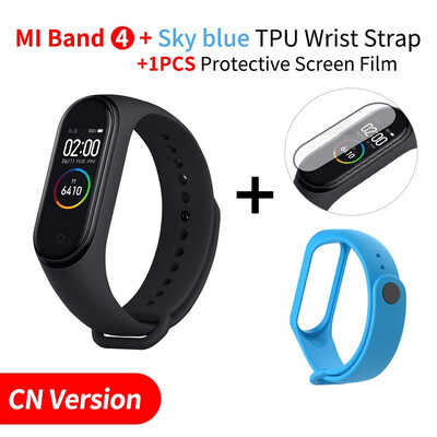 

Newest 2019 Original Xiaomi Mi Band 4 Smart Color Screen Bracelet Heart Rate Fitness 135mAh Bluetooth50 50M Swimming Waterproof