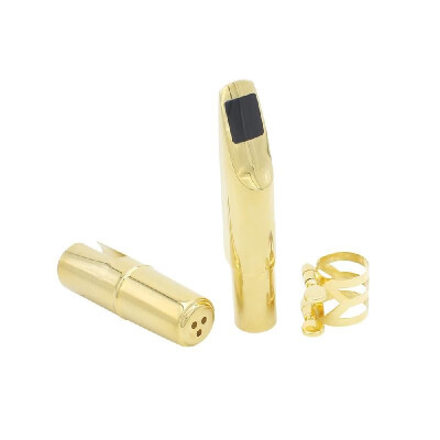 

Tenor Sax Saxophone 8C Mouthpiece Metal with Mouthpiece Patches Pads Cap Buckle