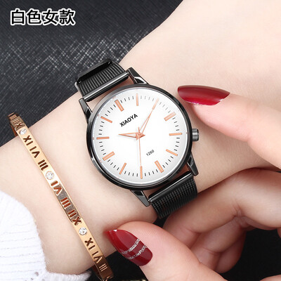 

Mens watch mens waterproof fashion style Korean simple full-automatic non-mechanical non-mechanical female lovers watc