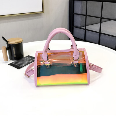 

Tailored Fashion Lady Transparent Jelly Handbag Shoulder Bag Messenger Bag Clutch Bag