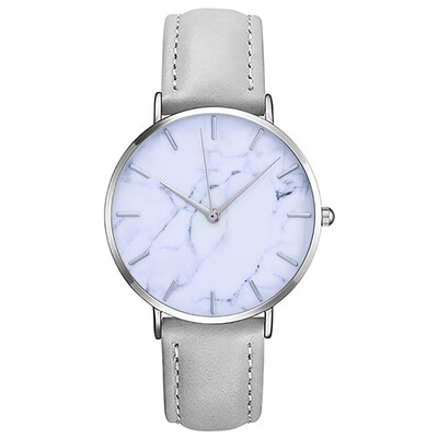 

Women Watches Marble Pattern Dial Unisex Quartz Wristwatch Ladies Casual Leather Strap Fashion Clock Relojes Para Mujer