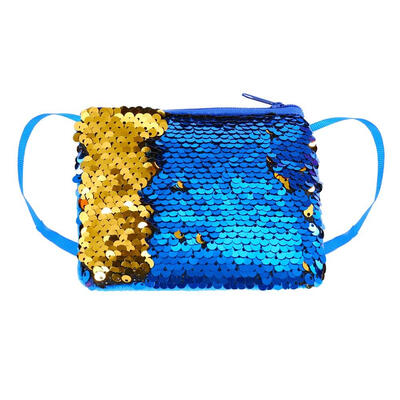 

Mermaid Sequins Coin Purse Square Wallet Kids Girls Glittering Clutch Bags
