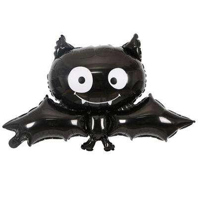 

Black Bat Foil Balloon Festival House Bar KTV Party Decor PropBat Balloon