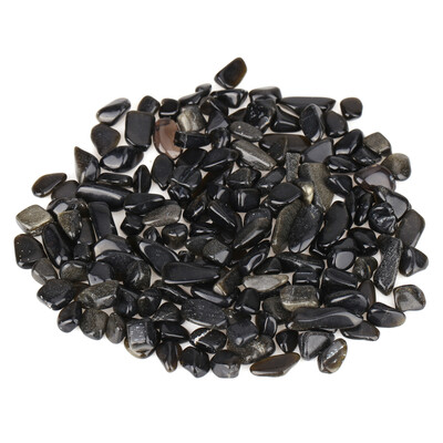 

100g Natural Golden Obsidian Crystal Degaussing DIY Breacelet Home Decor