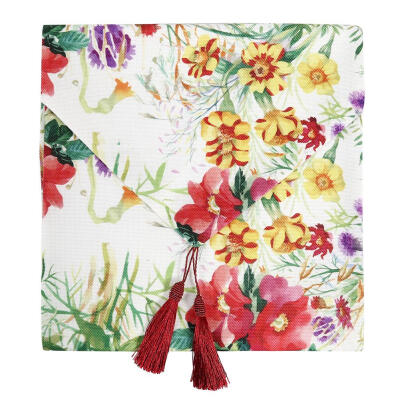 

Tropical Rainforest Leaves Print Table Runner Simple Tablecloth Table Cover