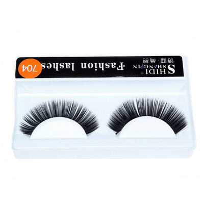 

〖Follure〗1 Pairs Long Makeup Cross Thick False 3D Dense Eyelashes Eye Lashes Nautral