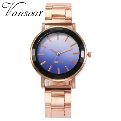 

Luxury Women Watches Multicolor Dial Ladies Analog Quartz Wristwatch Rose Gold Alloy Strap Fashion Clock Dress Gift Reloj Mujer5