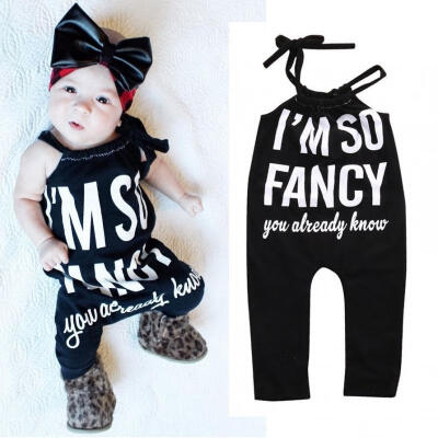 

One-pieces Newborn Baby Girls Sleeveless Bodysuit Romper Jumpsuit Outfits Clothes 0-18M