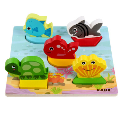 

Tailored Kids Baby Wooden Anime 3D Puzzle Wooden Geometric Learning Educational Toy