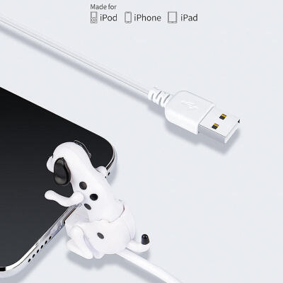 

Creative Dog Shape USB To Micro USB Type-C Lightning Charging Data Cable For Mobile Phones-Type-C