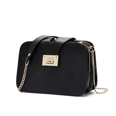 

2017 High Quality Women Messenger Bags PU Leather Chain Bag Ladies Flap Lady Crossbody Bag Femal Designer Womens Handbags