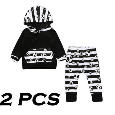 

Fashion Toddler Baby Boys Tops Hoodie Pants Home Outfits 2Pcs Set Clothes 0-2T