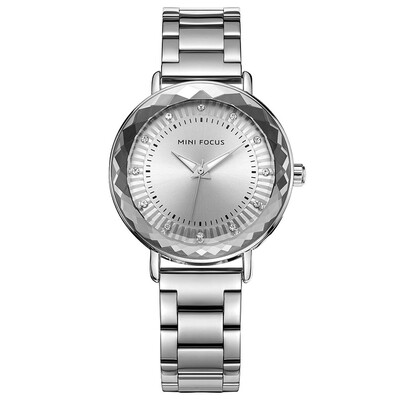 

BOFUTE Womens Watch Business Watches Japanese Movement Waterproof Metal Steel Strip 0040L