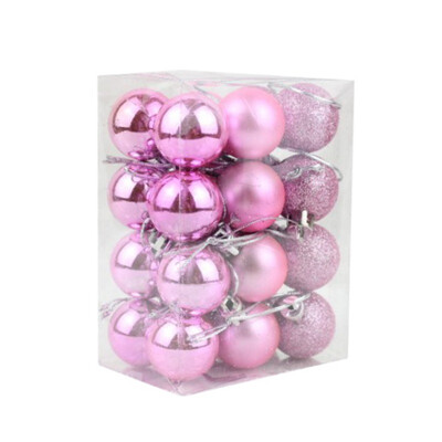 

24pcs Balls Decorations Baubles Party Wedding Christmas Tree Xmas Ornament