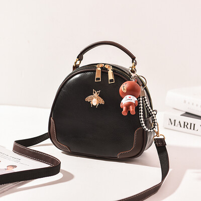 

Womens new fashion Korean version of the fashion 100 shoulder oblique satchel simple portable womens bag