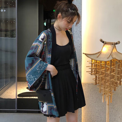 

Women Beach Style Cardigan Kimono Lace Up Shirts