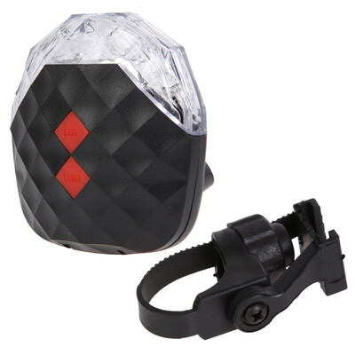 

Bright 5 LED2 Laser Cycling Bicycle Rear Flashing Light Warning Bike Tail
