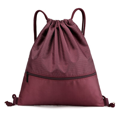 

Customized bundle pocket rope pulling shoulder bag for men&women portable folding waterproof simple outdoor travel fitness Bac